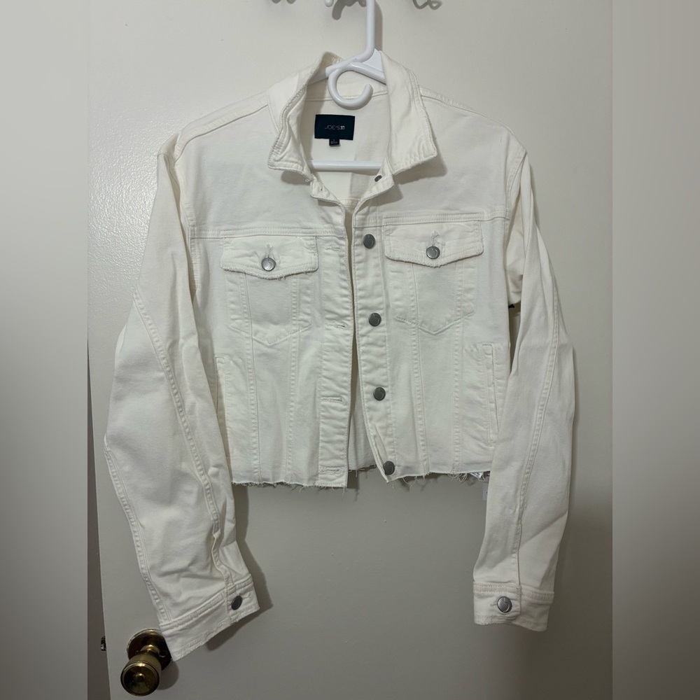 Joe's Jeans women's boyfriend denim jacket Size L NWT - Picture 1 of 5